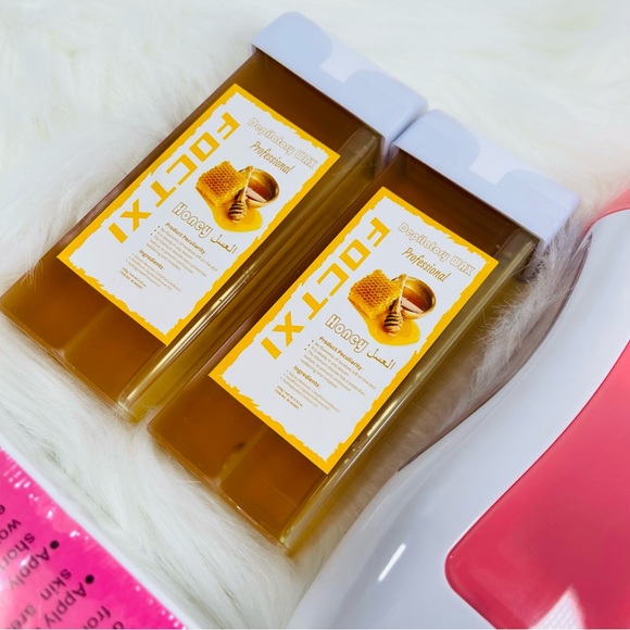 New Wax Roll On Wax kit Hair Removal with 2 Honey Soft Wax Cartridge SET - Picture 7 of 10